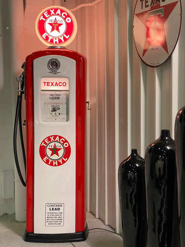 Pompe à essence américaine vintage : décoration US 50's et 60's